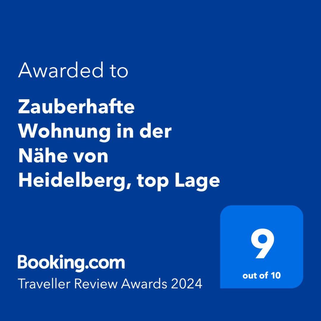 הירשהורן Zauberhafte Wohnung In Der Naehe Von Heidelberg, Top Lage מראה חיצוני תמונה